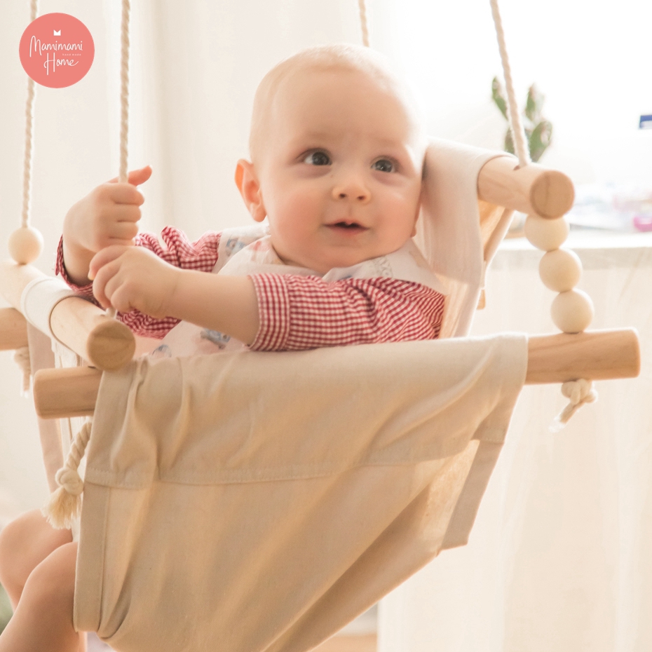 Ghế xích đu đồ chơi MAMIMAMIHOME bằng vải nhỏ xinh cho bé