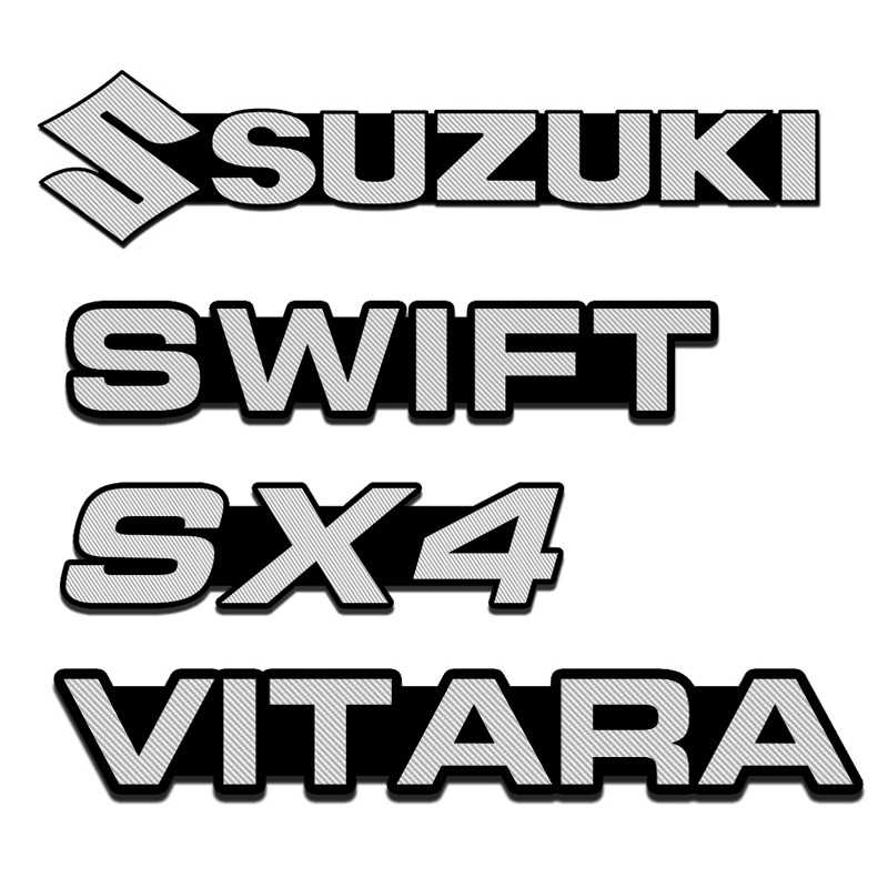 Set 4 Miếng Dán Trang Trí Bảng Điều Khiển Loa Âm Thanh Xe Ô Tô Suzuki Swift Sx4 Vitara