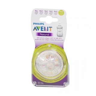 NÚM TI PHILIPS AVENT VỈ ĐÔI số 0,1,2,3,4,5 NATURAL (IB SHOP)