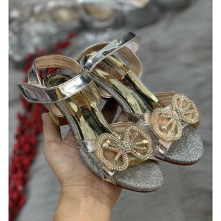 SANDAL GÓT NƠ ĐÁ BÉ GÁI SỈ SLL sỉ sll