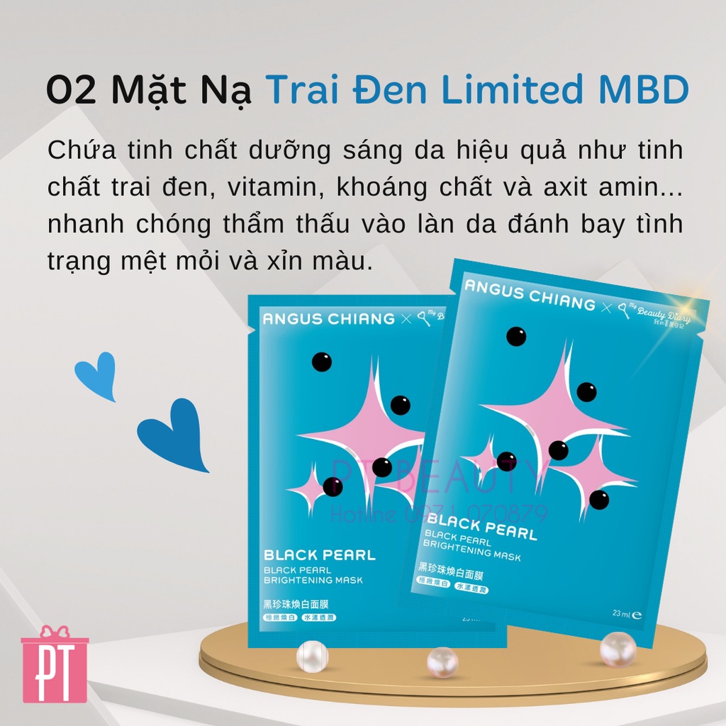 [CB02] Combo 10 Miếng Mặt Nạ Dưỡng Trắng Da Dr.Morita Đài Loan