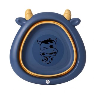 Chậu rửa mặt gấp gọn, mẫu TRÂU VÀNG, có ảnh thật Kimmy House