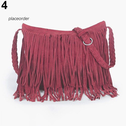 Túi xách tua rua đeo chéo thời trang dành cho nữ