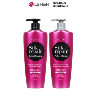 Bộ đôi dầu gội dầu xả elastine silk repair perfect