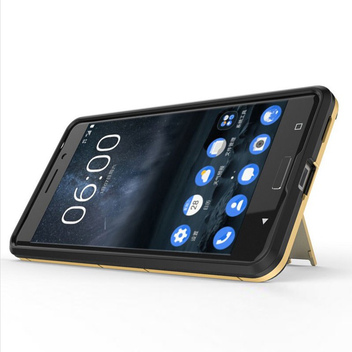 [New] Ốp lưng Nokia 6 chống sốc Iron man có chân dựng máy