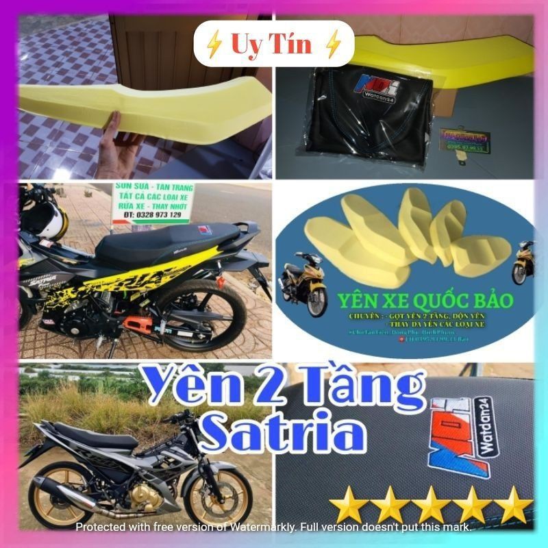 YÊN GỌT 2 TẦNG CHO RAIDER/SATRIA FI+ DA CO GIÃN 4 CHIỀU NHIỀU MẪU LỰA CHỌN