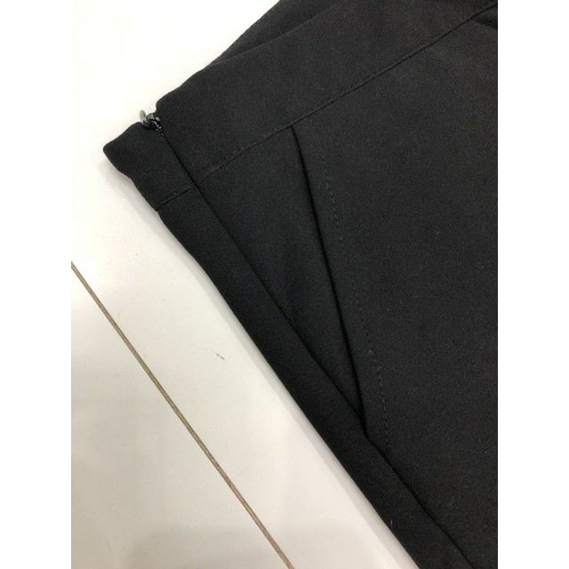 Quần ống rộng nữ khóa sườn lưng cao eo thon vải tuyết mưa