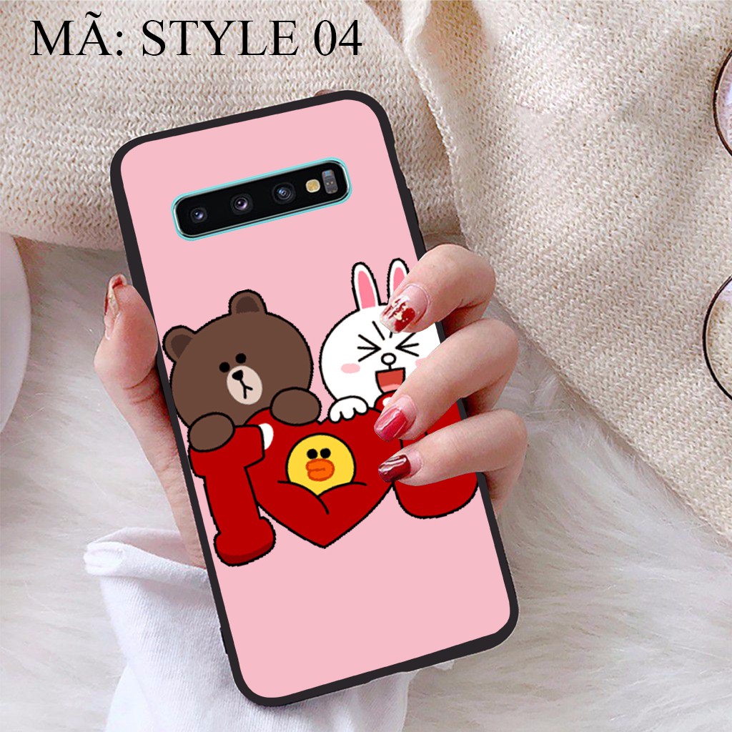 Ốp lưng Samsung S10 Plus viền dẻo TPU BST Phong cách