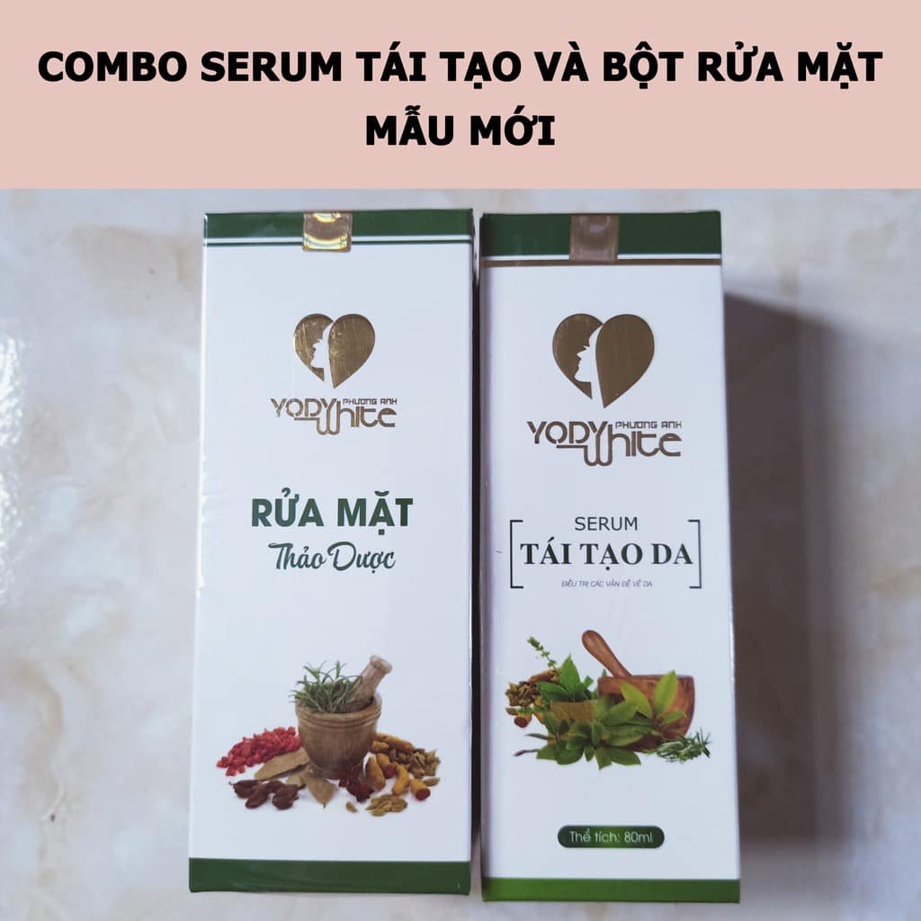 Combo tái tạo da mặt Phương Anh mẫu mới