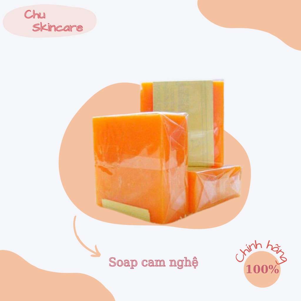 Soap dưỡng trắng cam nghệ Thái Lan