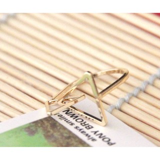 Nhẫn Tam Giác Lồng Vào Nhau Vàng