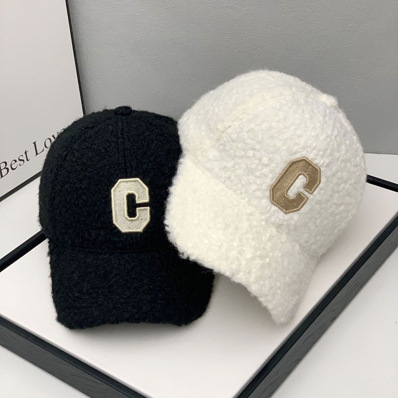Mũ Lưỡi Trai In Chữ C Phong Cách Hàn Quốc Thời Trang Thu Đông Cho Cặp Đôi