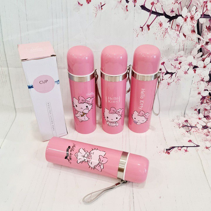 Bình giữ nhiệt hello kitty - bình giữ nhiệt helo kity