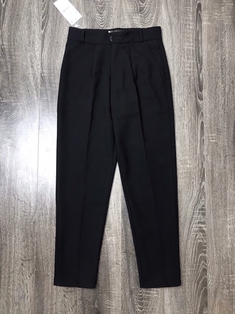Quần baggy zr mẫu mới chất vitex mềm mịn hai màu xanh đen