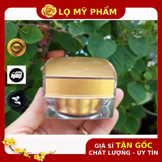 Hủ Đựng Kem ❤ GIÁ TỐT NHẤT ❤ Hủ vuông 15g đựng mỹ phẩm , hủ chiết kem G15 , phụ kiện du lịch