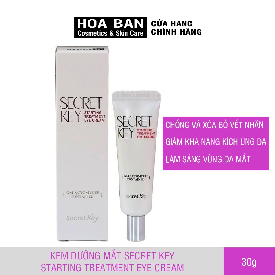 Kem Dưỡng Mắt Secret Key Starting Treatment Eye Cream 30g