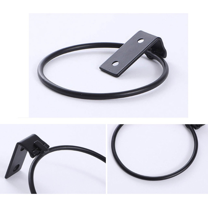 Set 3 Giá Đỡ Chậu Hoa 4 / 6 inch Bằng Kim Loại Treo Tường Siêu Bền