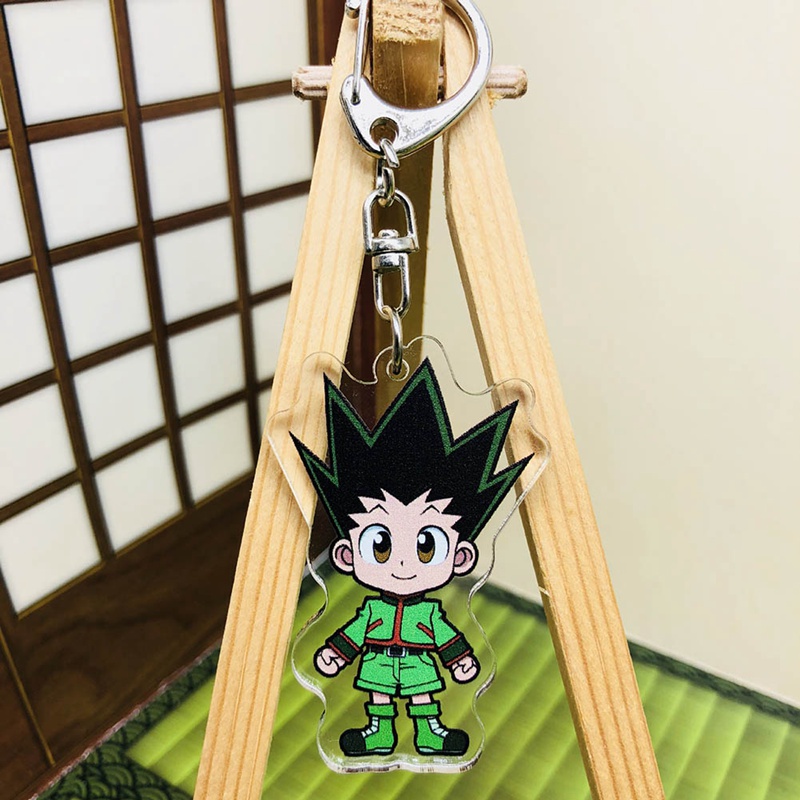 Móc khóa acrylic hình nhân vật anime hunter x hunter độc đáo