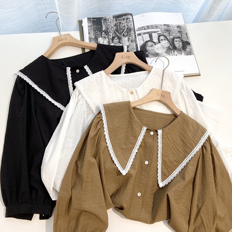 áo sơ mi kiểu tiểu thư hót freeship 50k freeship A380 | BigBuy360 - bigbuy360.vn