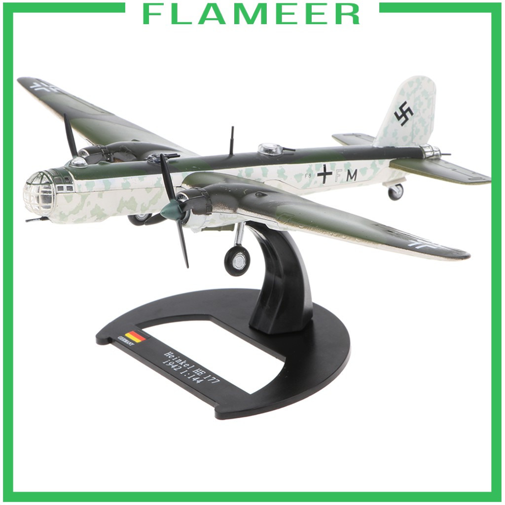 Mô Hình Máy Bay Ném Bom Đức Heinkel He 177 WWII Tỉ Lệ 1 / 144