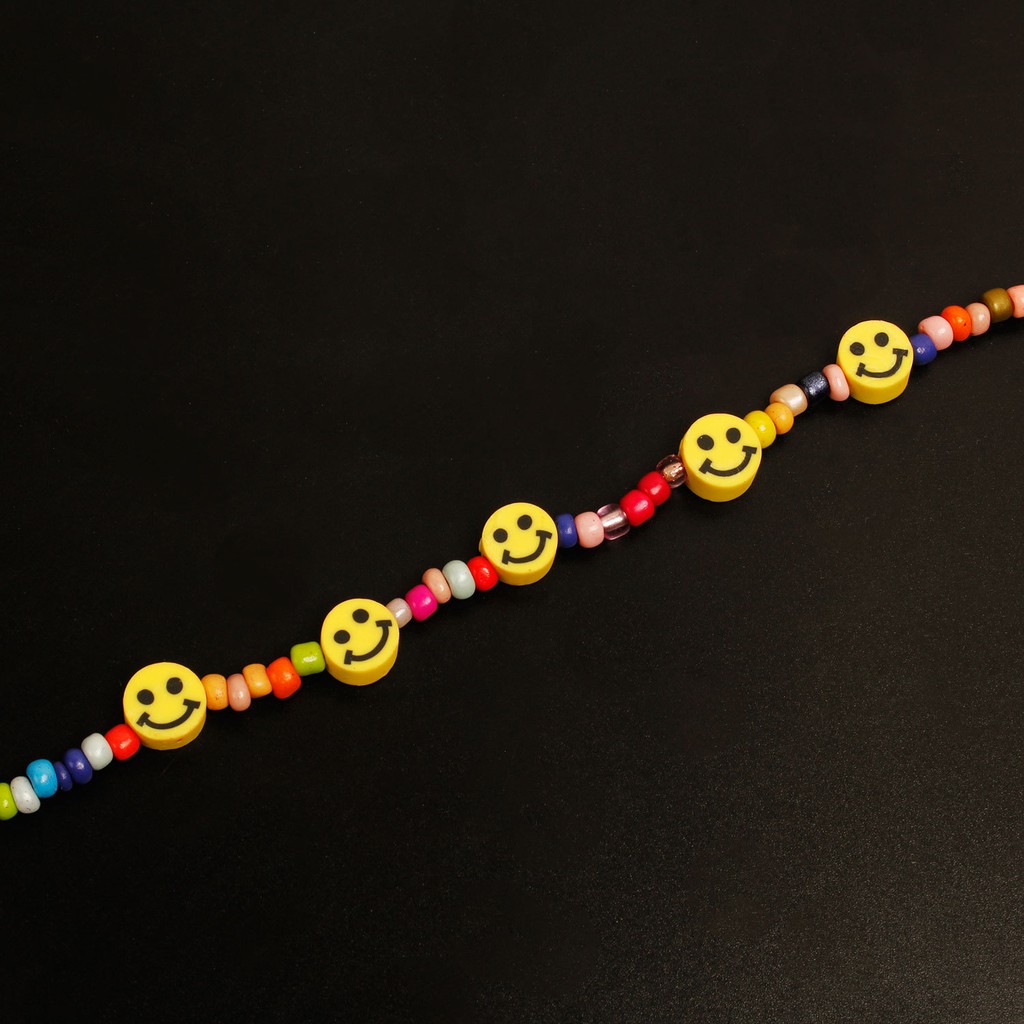 Vòng Tay Chuỗi Hạt Hình Mặt Cười Phong Cách Bohemian | BigBuy360 - bigbuy360.vn