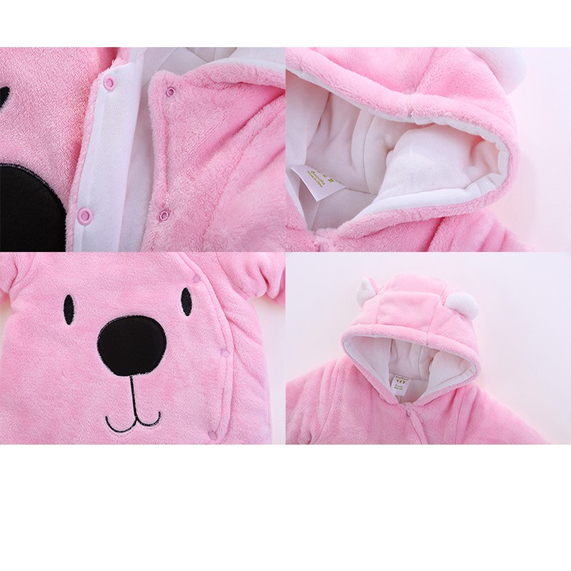 Body ủ ấm nỉ bông 3 lớp cho bé Hàng cao cấp xuất Nhật SLNB01