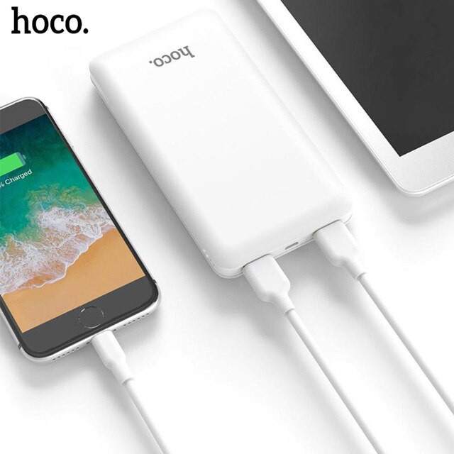 Sạc dự phòng Hoco ⚡BH 1 NĂM⚡ Pin dự phòng Hoco J26 10.000 mAh xạc nhanh 2 cổng hàng chính hãng