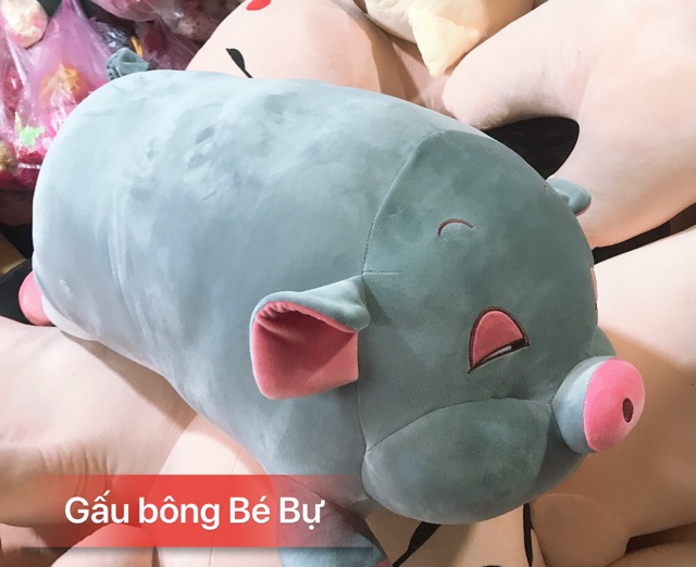 Gấu Bông Heo Lợn Mắt Híp, Heo Phê Cần gối ôm