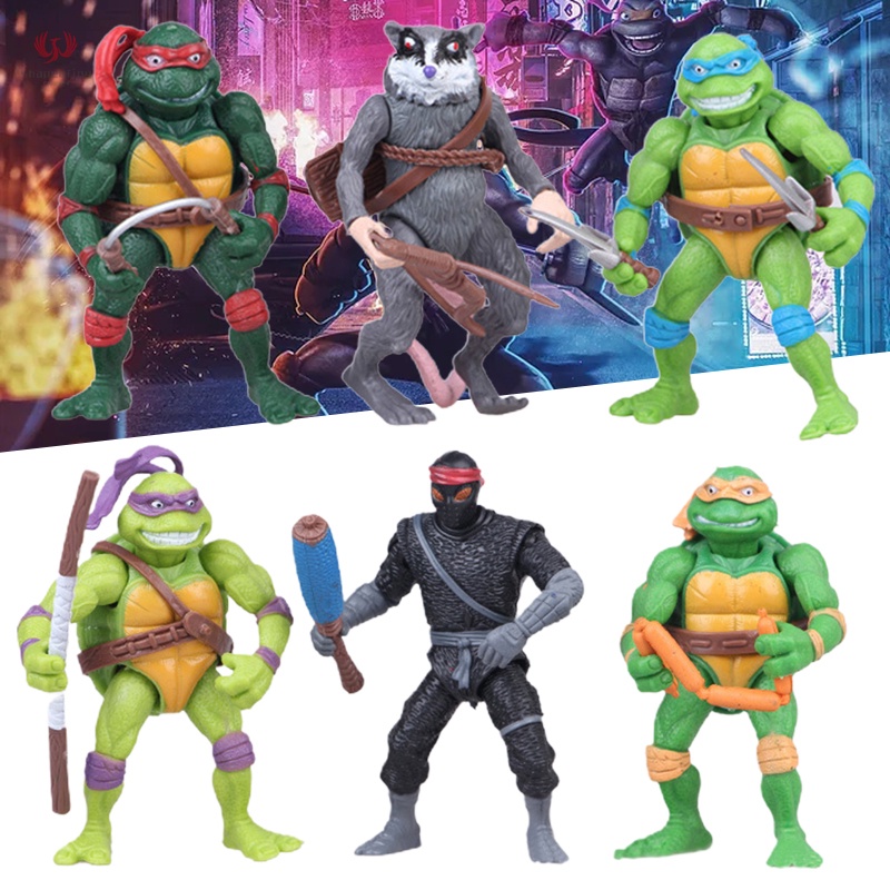 Set 6 Mô Hình Ninja Rùa Đồ Chơi Cho Bé