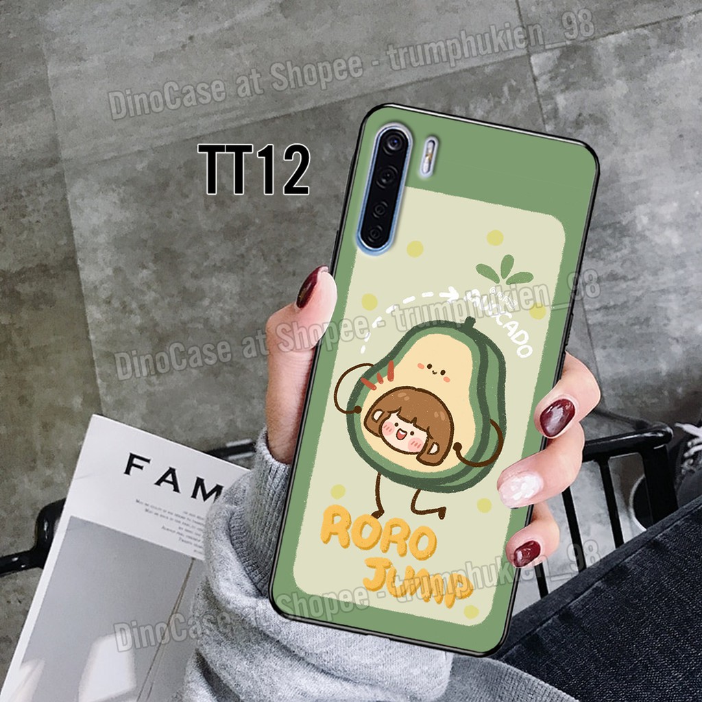 Ốp lưng Oppo A91 - Oppo Reno3 in hình Roro Jump tóc ngang vai đáng yêu, ngộ nghĩnh, ốp chống bẩn.