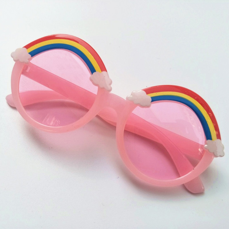 Set 2 Kính Mát Họa Tiết Hoạt Hình Chống Tia UV Dành Cho Bé