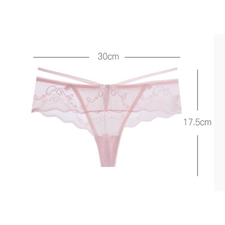 ❤️ Quần Lót Nữ Myna ❤️Quần Lọt Khe Ren Sexy Phối Họa Tiết 2 Dây Hông Gợi Cảm Quyến Rũ 8038 ❤️