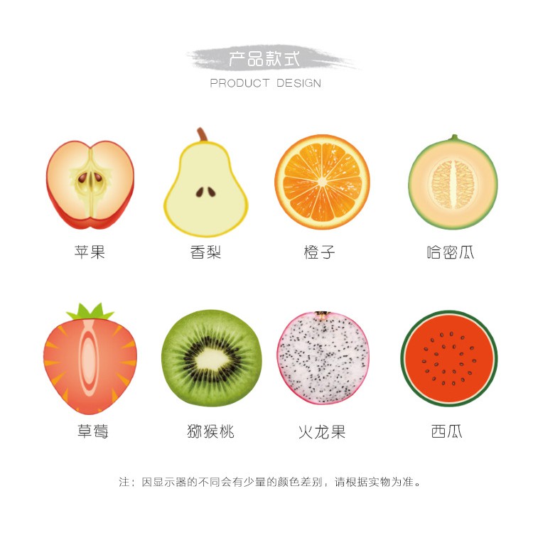 NOTE HOA QUẢ XINH XẮN