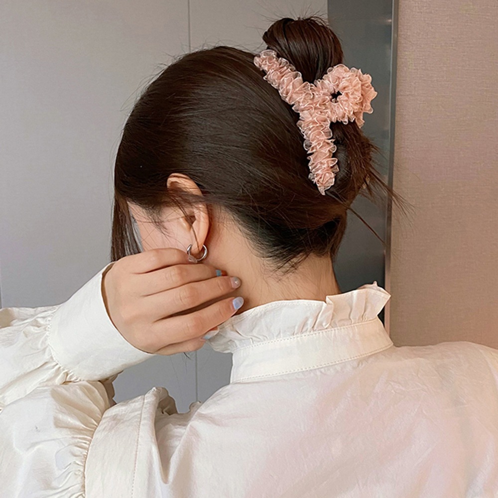 (Hàng Mới Về) Kẹp Tóc Nhựa Họa Tiết Hình Học Nhiều Màu Thời Trang Cho Nữ