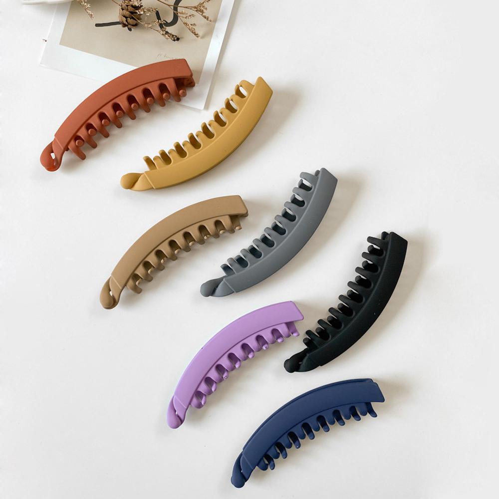 Kẹp Tóc Đuôi Ngựa Màu Trơn Thời Trang Giá Đỡ