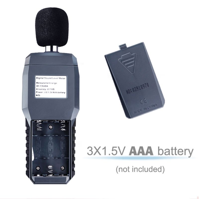 Thiết Bị Đo Mức Âm Thanh Kỹ Thuật Số Mini 30-130dB