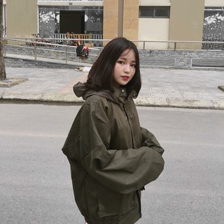 Áo khoác Kaki lót dù Oversize [Kèm ảnh thật]