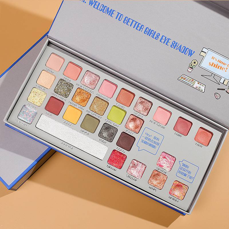 Bảng Phấn Mắt Có 28 Màu Sắc Hiệu Ứng Lì / Ánh Nhũ Kết Hợp Trang Điểm Kháng Nước Và Chống Nhòe Tiện Dụng | BigBuy360 - bigbuy360.vn