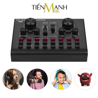 Sound Card V8S Live Stream Thu Âm