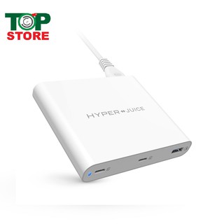 SẠC MACBOOK HYPERJUICE 87W DUAL USB-C /QC4.0 TÍCH HỢP USB-A QC3.0