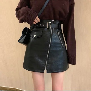 (Oder) chân váy da ulzzang-có ảnh thật
