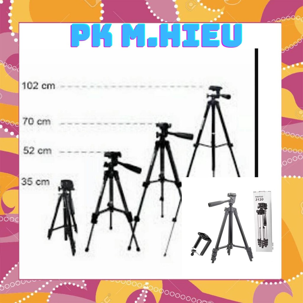 Gậy livestream Tripod 3120 quay tiktok ,quay video, chụp ảnh 3 chân