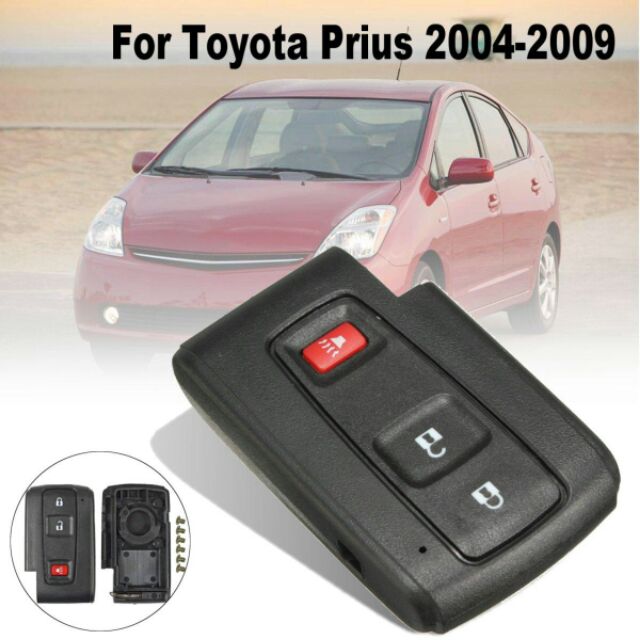 Vỏ Chìa Khóa Điều Khiển Từ Xa 2 + 1 Nút Bấm Cho Toyota Prius 2004-2009