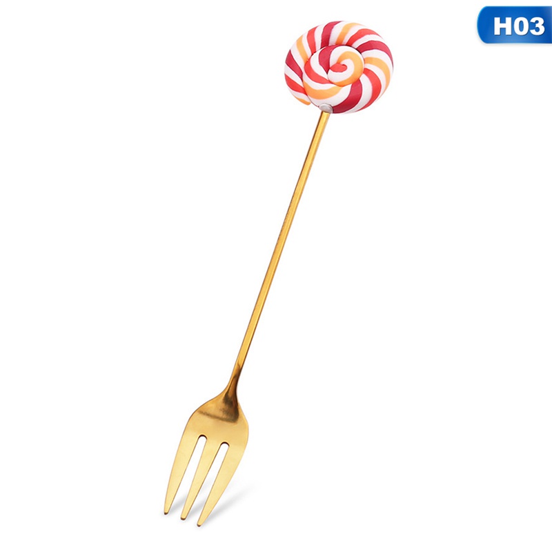 Muỗng cà phê hình bánh donut bằng thép không gỉ