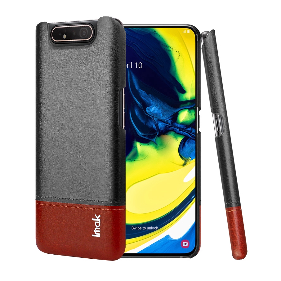 Ốp điện thoại chống sốc từ da PU và PC dành cho Samsung Galaxy A80