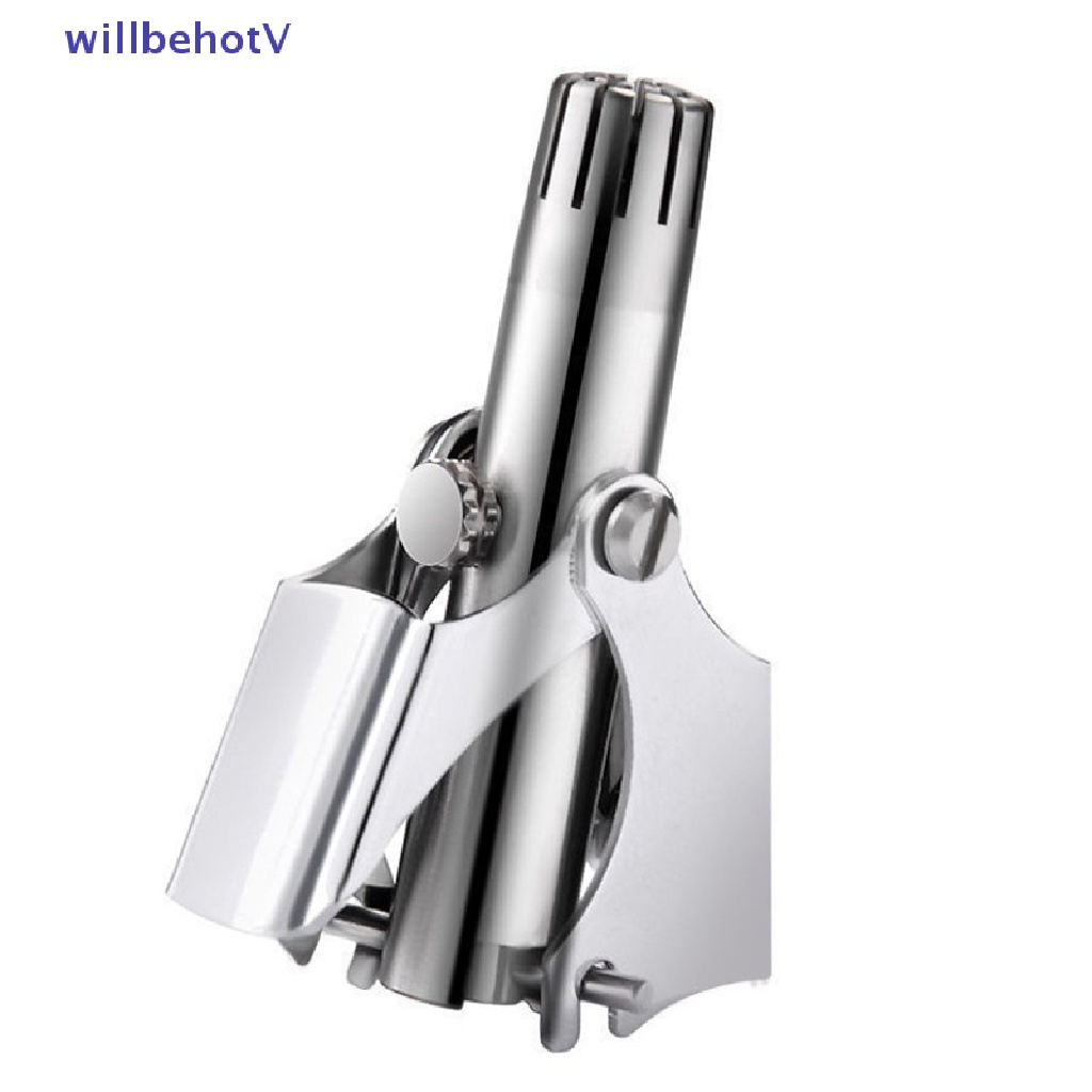 1 Bộ Dao Cạo Lông Mũi Bằng Thép Không Gỉ Kèm Cọ Cho Nam