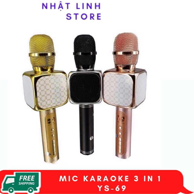 [Mã ELHACE giảm 4% đơn 300K] Míc Hát karaoke YS-69 Hàng Loại 1 Loa To-Phụ Kiện Nhật Linh