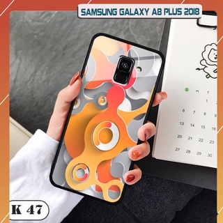 Ốp lưng kính cường lực cho điện thoại Samsung Galaxy A8+ (2018)