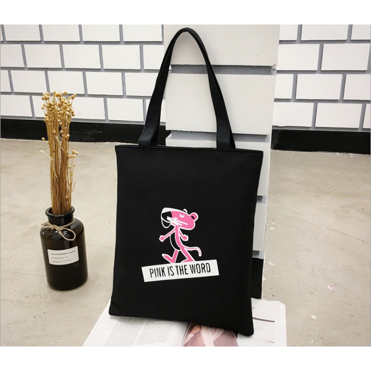 Túi tote báo hồng