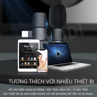 Feinodi MINI Micro không dây Trực tuyến/ngoại tuyến live streaming lavaliermic thu âm không dây cho IP HUAWEI xiaomi